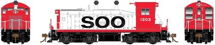 SW1200 Soo Line ex-MN&S #1203 by Rapido